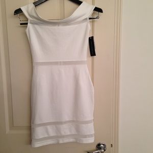 French Connection , white off the shoulder dress